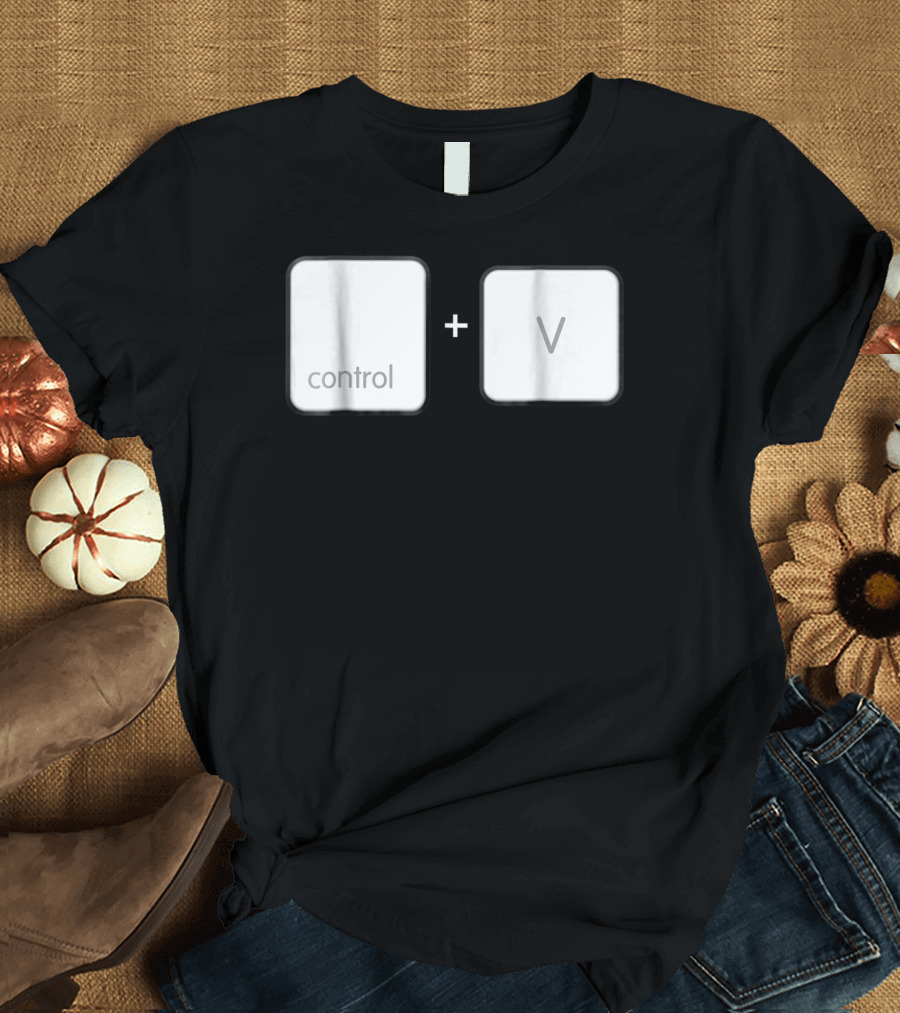 Control V Plus Daddy Daughter Copy and Paste T-Shirt