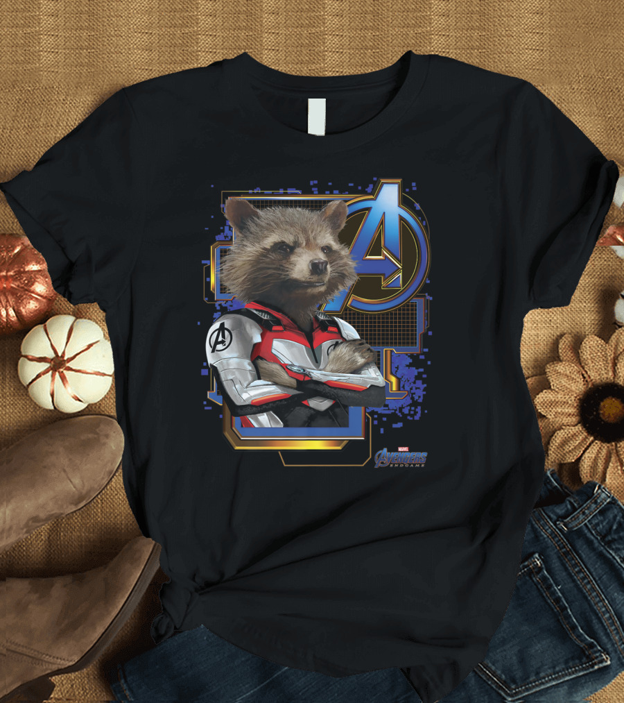 Avengers Endgame Rocket Raccoon Marvel T-Shirt