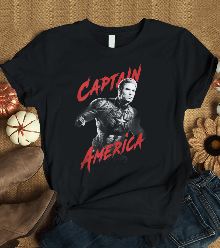 Captain America Avengers Endgame Tonal T-Shirt