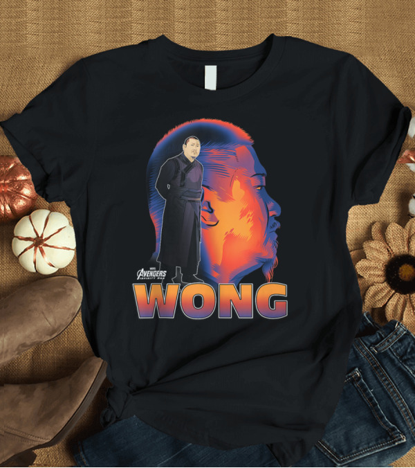 T-Shirt: Marvel Avengers Infinity War Wong Portrait Thermal T-Shirt Marvel Avengers Infinity War Wong Portrait Thermal T-Shirt