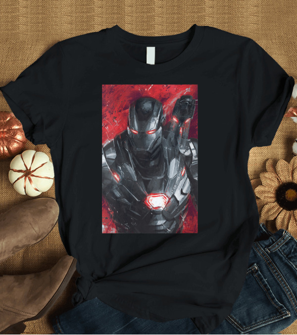 T-Shirt: Marvel Avengers Endgame War Machine Armor T-Shirt Marvel Avengers Endgame War Machine Armor T-Shirt