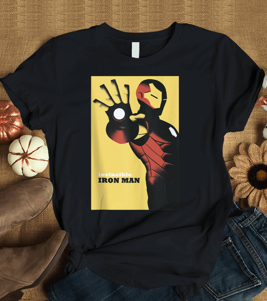 Marvel Avengers Invincible Iron Man Golden T-Shirt