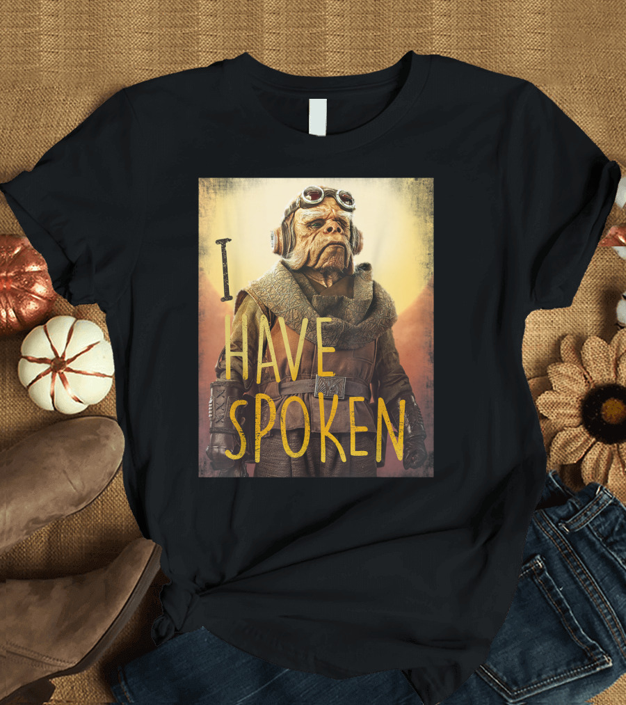 Star Wars The Mandalorian Kuiil I Have Spoken Iconic Catchphrase T-Shirt