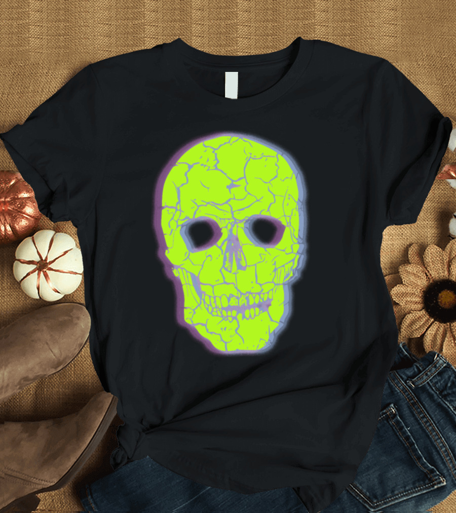 Neon Halloween Skullhead T-Shirt