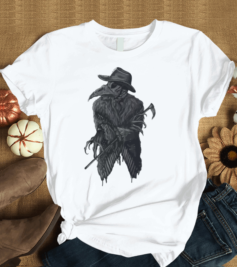 Plague Doctor Grim Reaper Horror Aesthetic T-Shirt