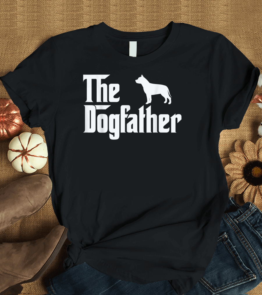 The Dogfather Pit Bull Novelty for Funny Dog Lovers T-Shirt
