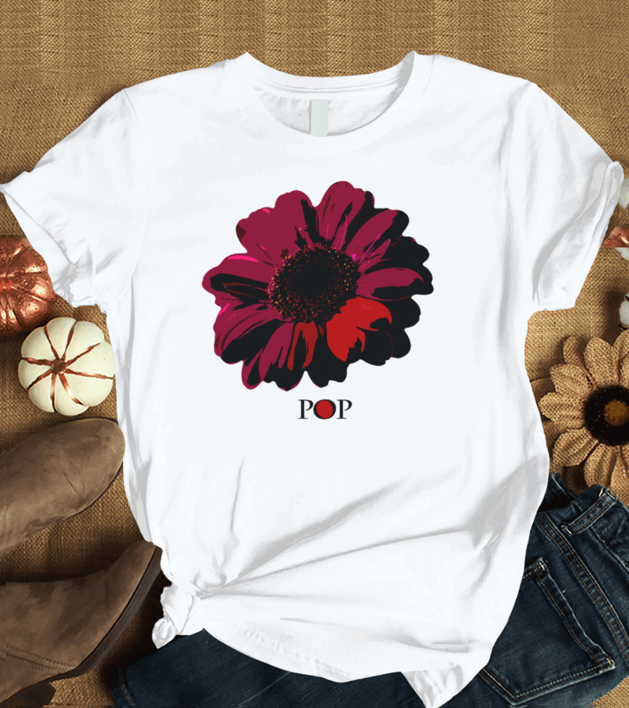Pop Art Bold Flower T-Shirt