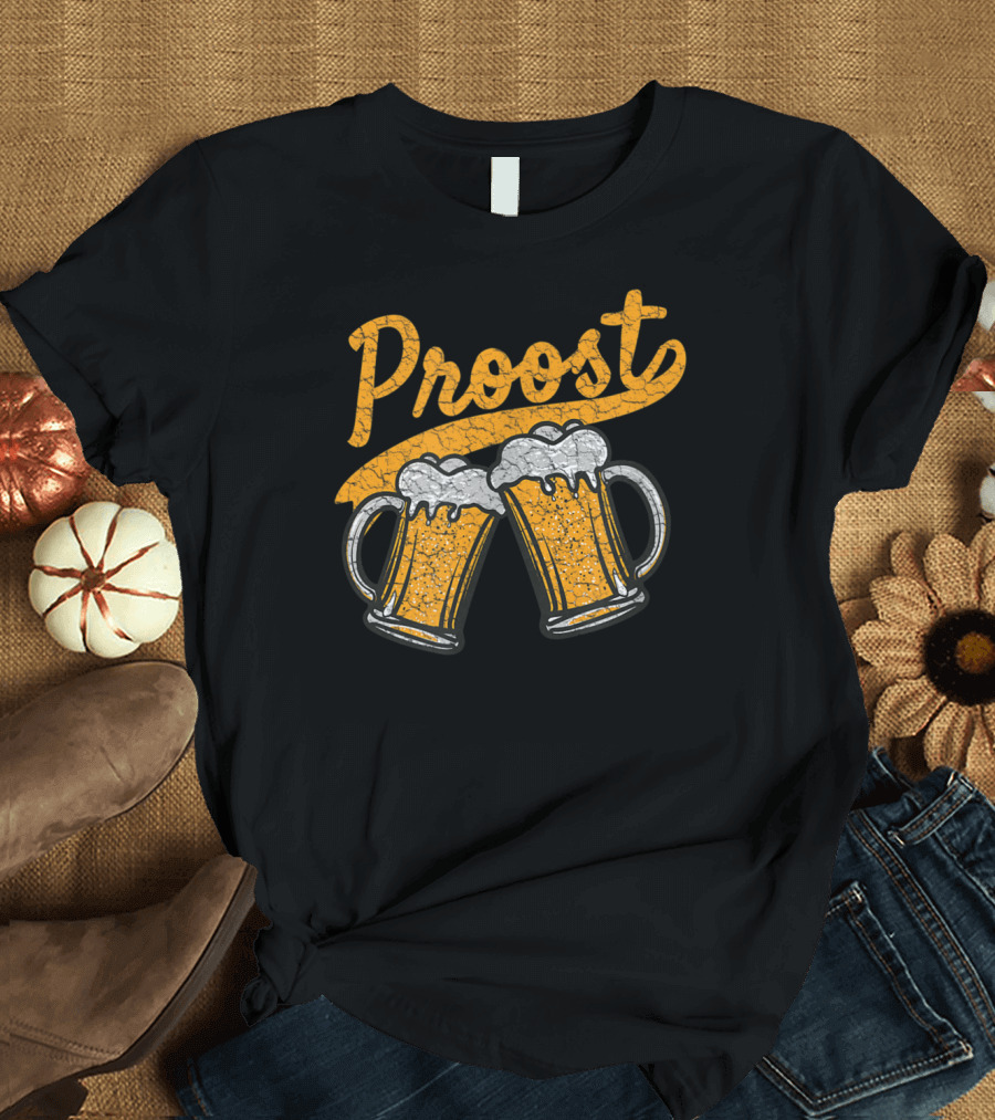 Proost Dutch Cheers Beer Clinking St Patrick's T-Shirt