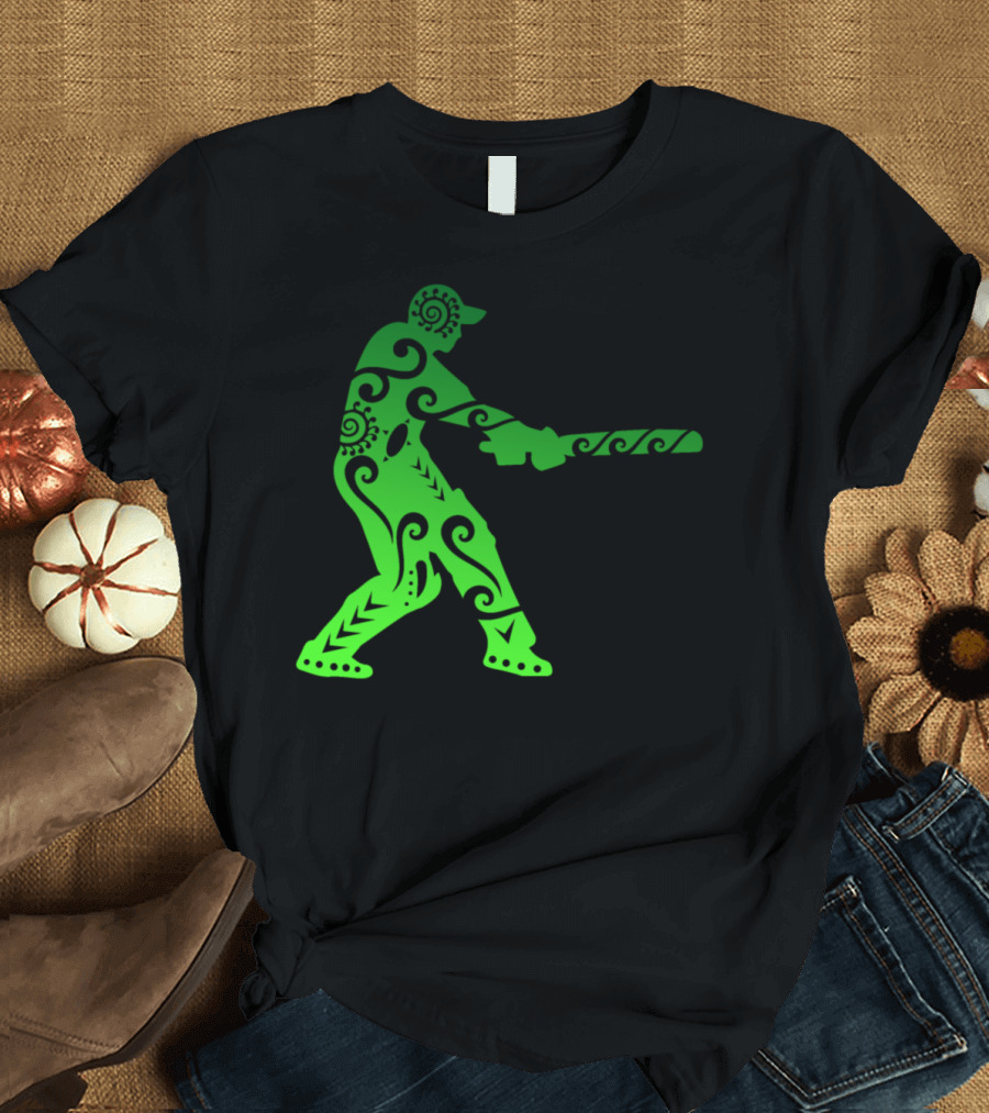 Cricket Player Maori Tribal Tattoo T-Shirt