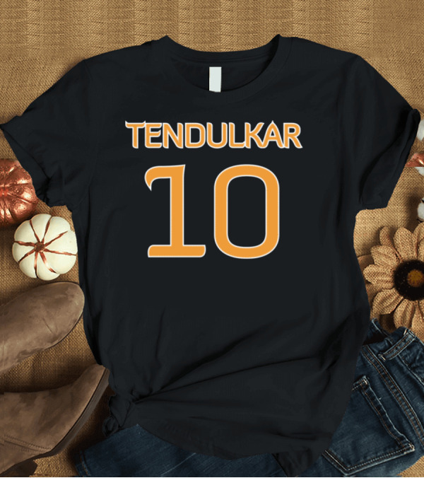 T-Shirt: Tendulkar 10 Jersey in Honor of 2011 T-Shirt Tendulkar 10 Jersey in Honor of 2011 T-Shirt