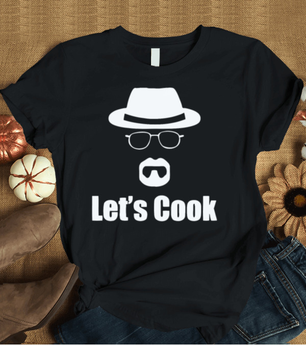 T-Shirt: Let's Cook Iconic Heisenberg Silhouette Breaking Bad T-Shirt Let's Cook Iconic Heisenberg Silhouette Breaking Bad T-Shirt