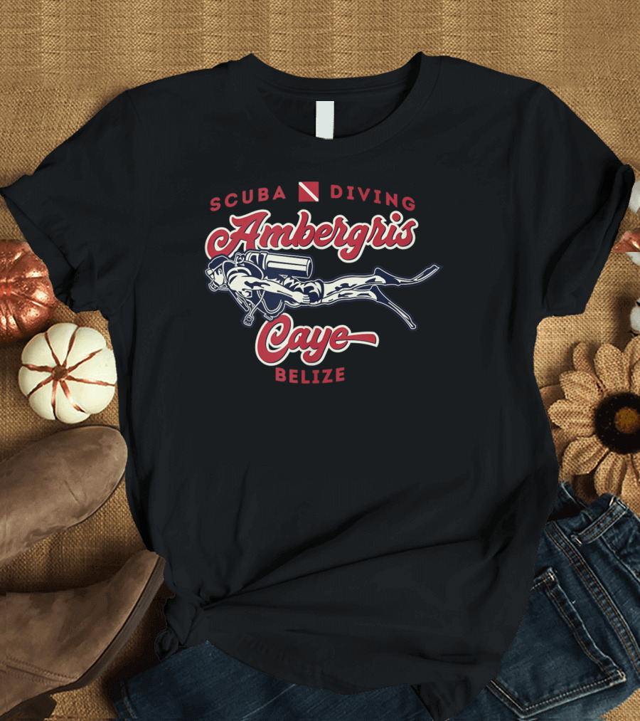 Scuba Diving Ambergris Caye Belize T-Shirt