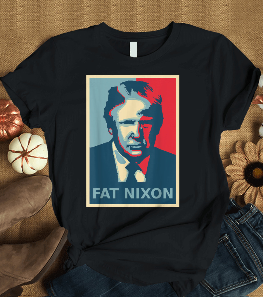 Fat Nixon Antitrump Political Lock Him Up T-Shirt