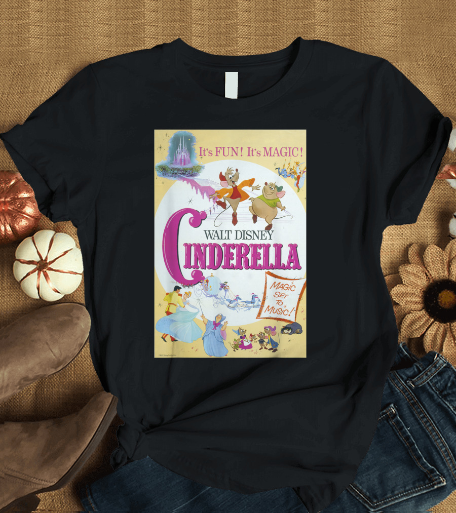 Walt Disney Cinderella It's Fun It's Magic Magic Set to Music T-Shirt