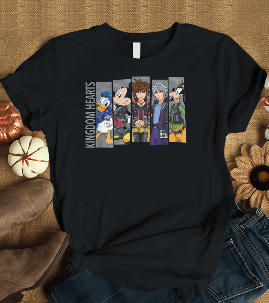 Kingdom Hearts III Mickey Mouse Sora Donald Riku Goofy T-Shirt