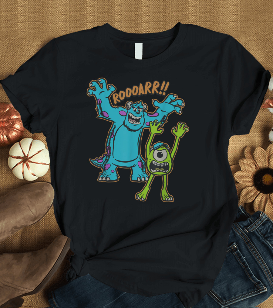 Disney Pixar Monsters U Mike Sulley Roar Roarrr T-Shirt