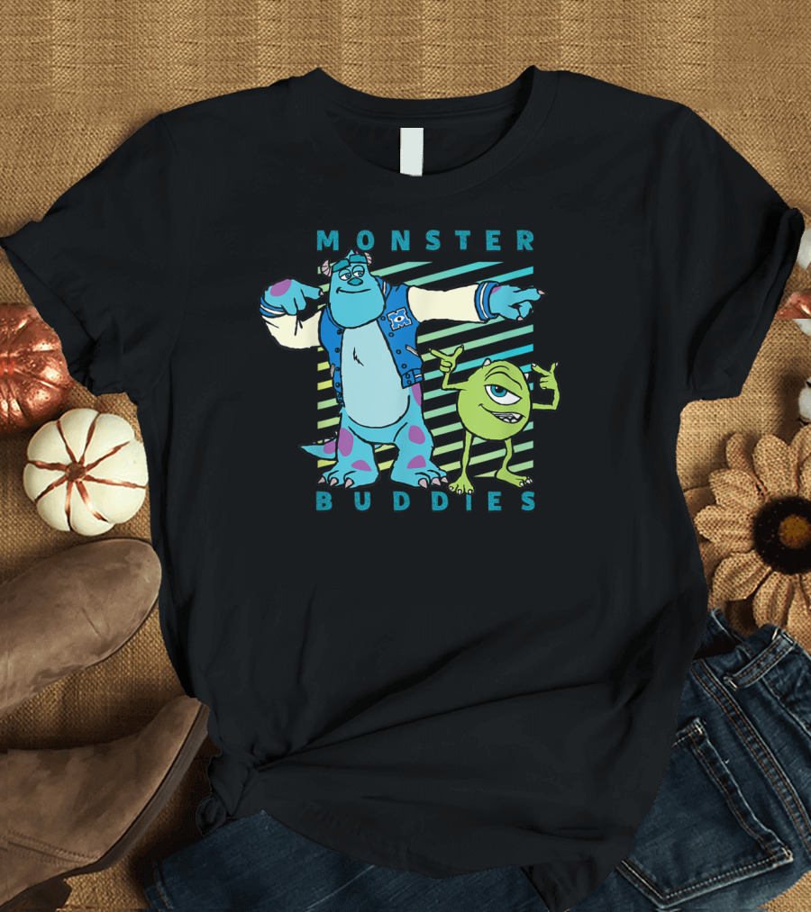 Monster Buddies Disney Pixar Sulley And Mike Wazowski Monster T-Shirt