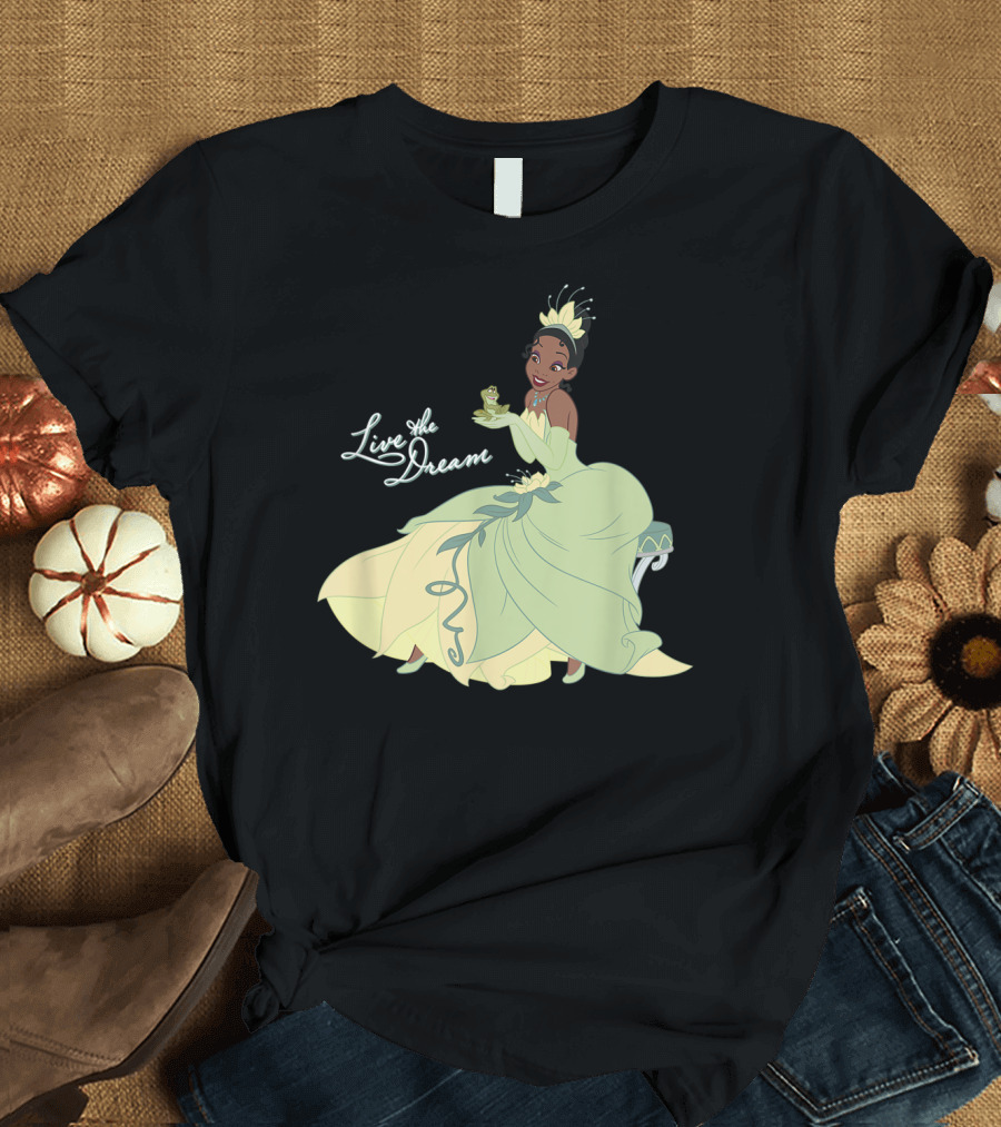 Disney The Princess and the Frog Tiana Live the Dream T-Shirt