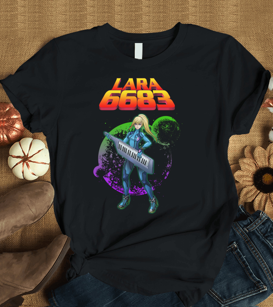 Lara 6683 Samus Inspired Musical T-Shirt
