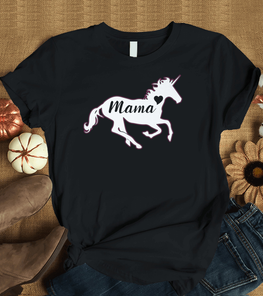 Mama Unicorn Mom Life Mother Mommy T-Shirt