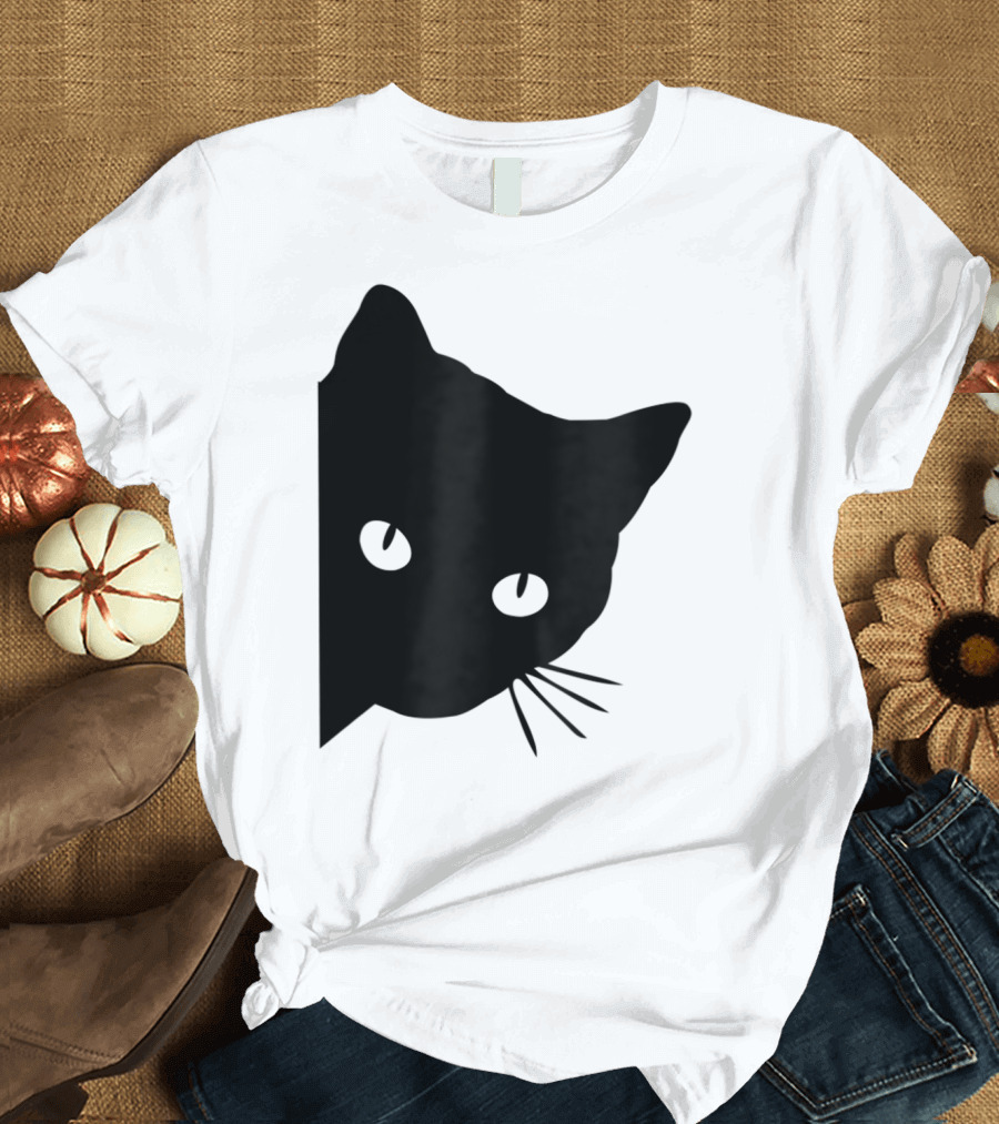 Cute Spy Cat for Ladies - Cat Lover's Delight T-Shirt