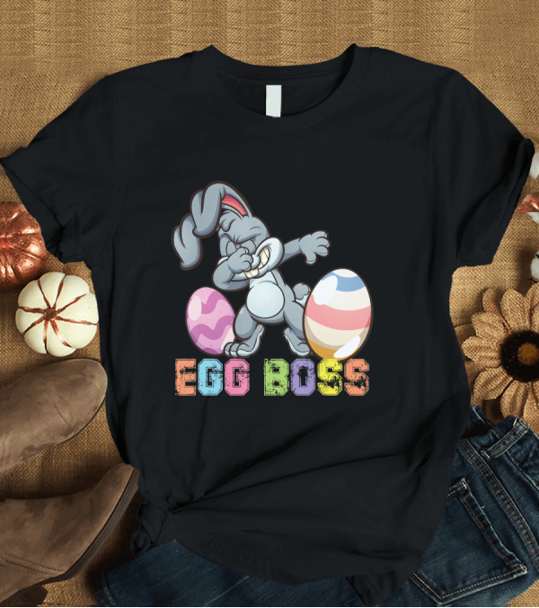T-Shirt: Easter Dabbing Bunny Egg Boss T-Shirt Easter Dabbing Bunny Egg Boss T-Shirt