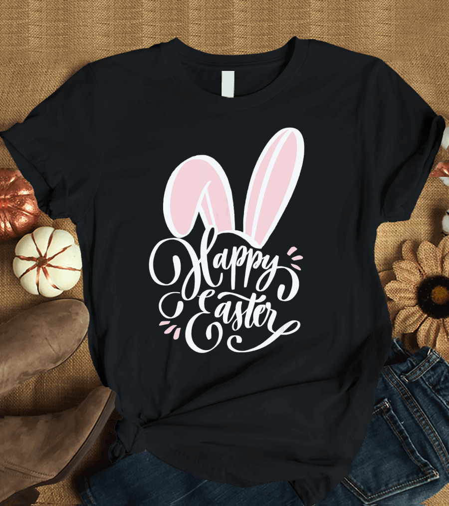 Happy Easter Bunny Ears Rabbit T-Shirt
