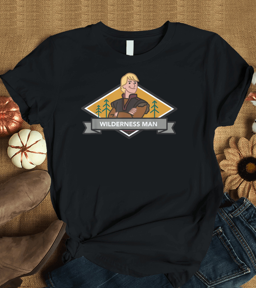 Disney Frozen 2 Kristoff Wilderness Man Iconic Character T-Shirt