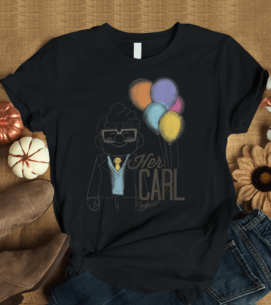 Disney Pixar Up Her Carl Balloons Character T-Shirt
