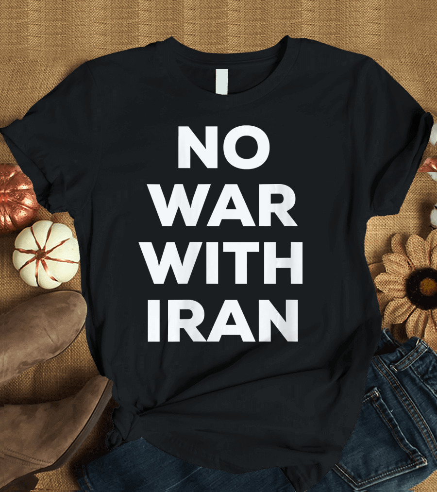 No War With Iran Trump Veterans Against T-Shirt