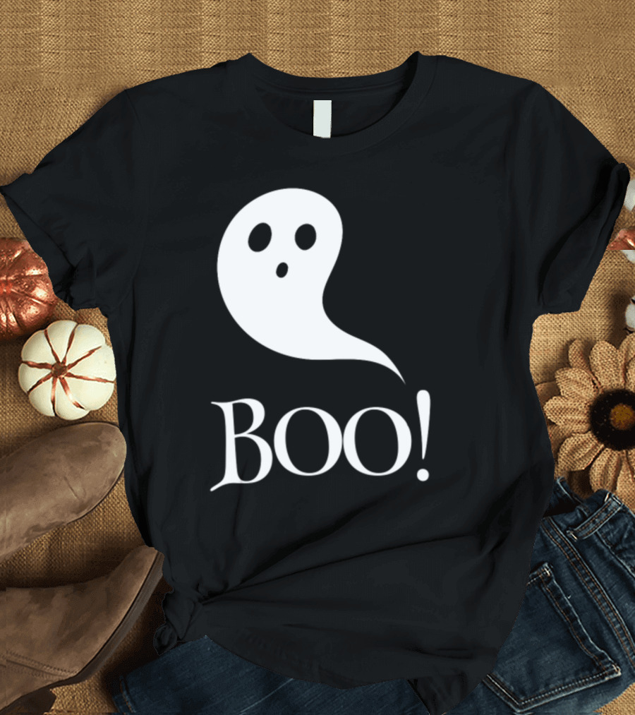 Boo Ghostly Halloween Fun T-Shirt