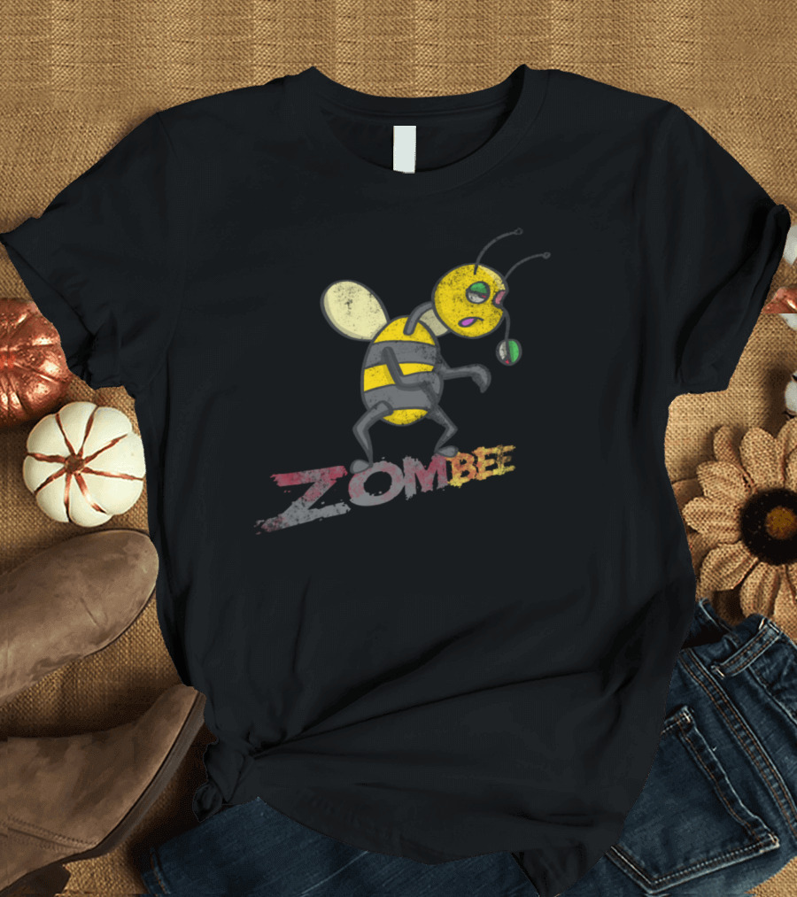 Zombee Cartoon Zombie Bee T-Shirt