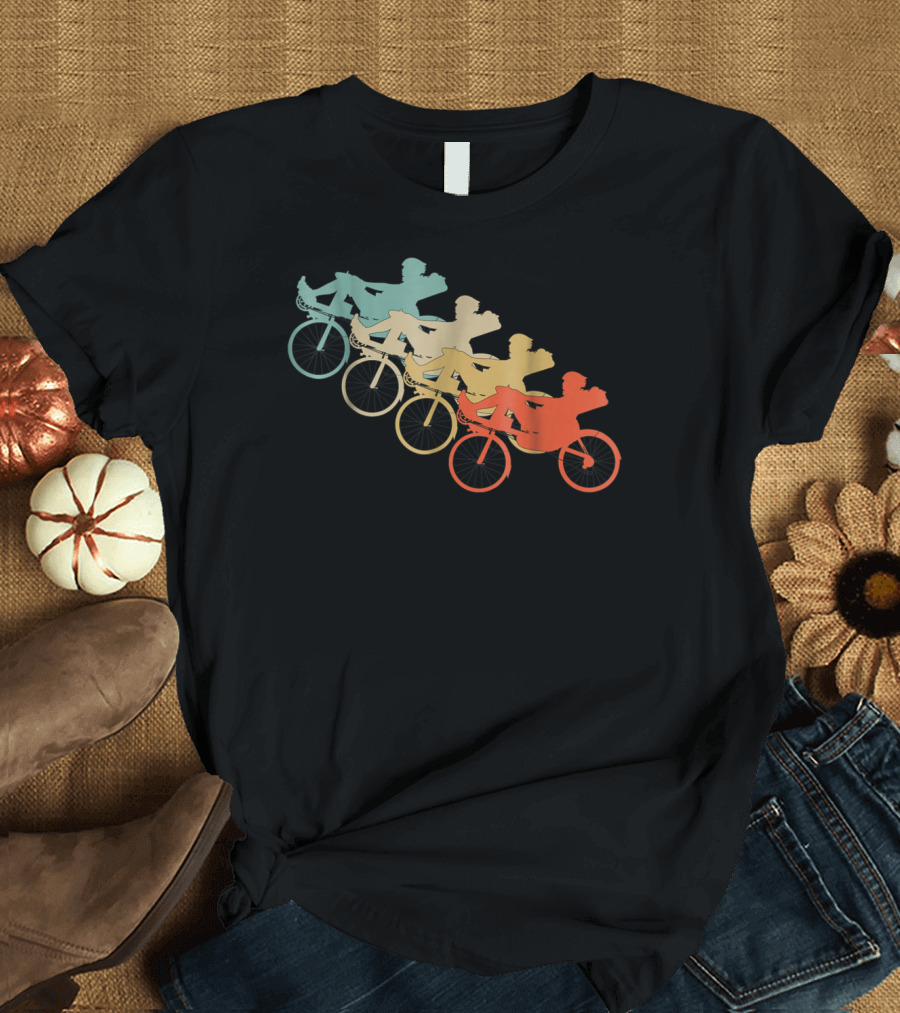 Retro Vintage Style Recumbent Bicycle T-Shirt