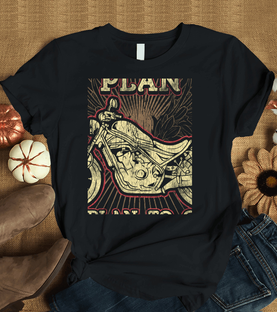 Retirement Plan Riding a Motorcycle T-Shirt