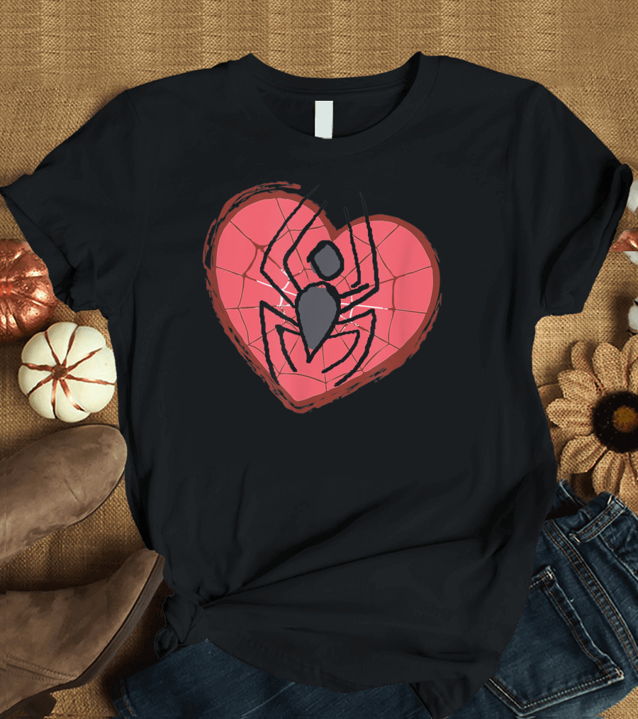 Marvel Spider-Man Heart Valentine's Day T-Shirt