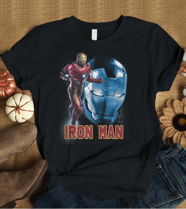 T-Shirt: Iron Man Avengers Endgame Red and Blue Armor Side Profile T-Shirt Iron Man Avengers Endgame Red and Blue Armor Side Profile T-Shirt