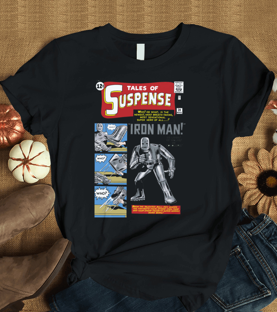 Tales of Suspense Iron Man Who Newest Super Hero 39 Mar 12¢ T-Shirt