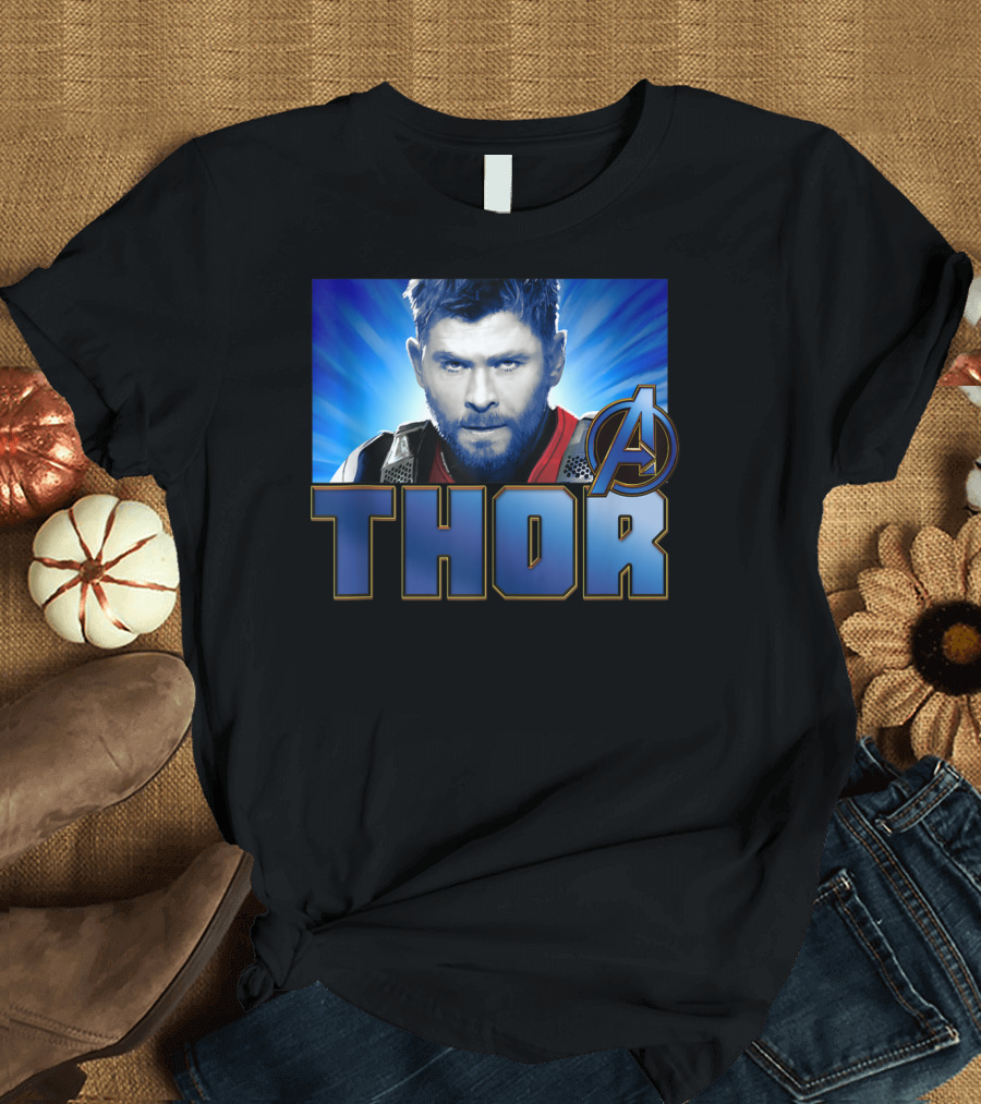 Avengers Thor Iconic Hero with Marvel Cinematic Universe T-Shirt