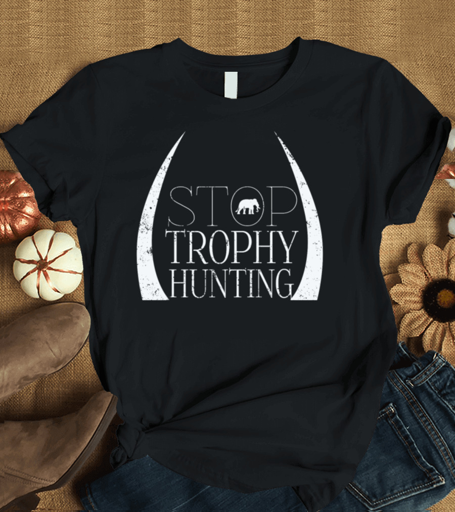 Stop Trophy Hunting Elephant Conservation T-Shirt