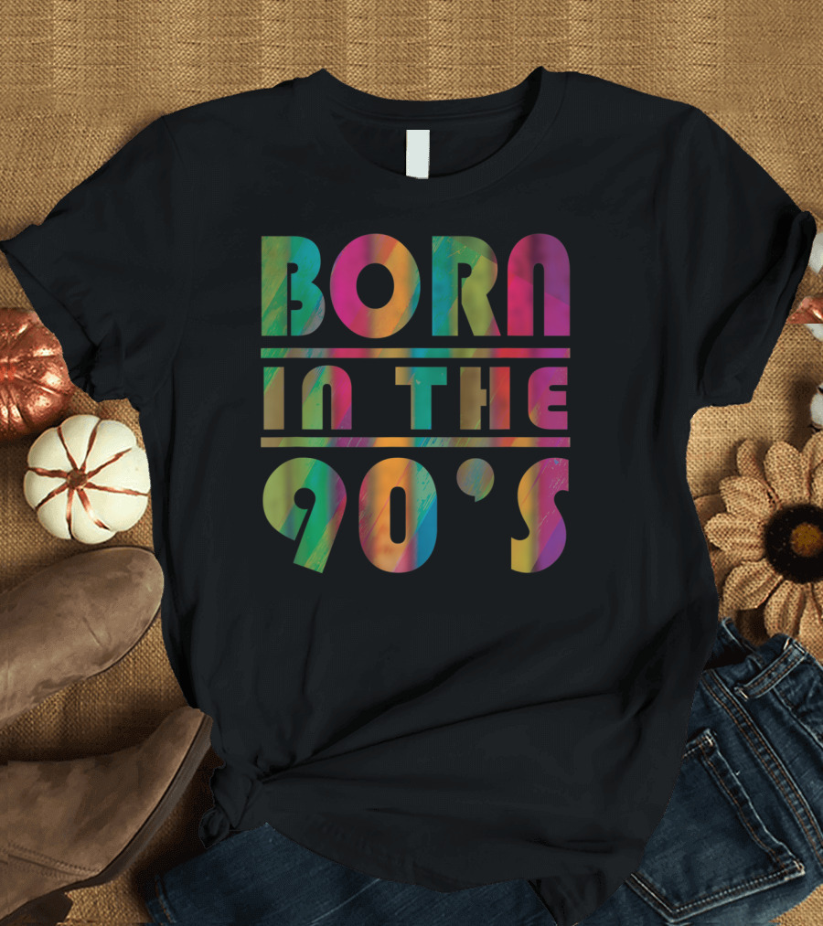 Born In The 90s Nineties Vibrant T-Shirt
