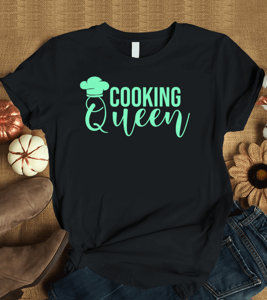 Cooking Queen Chef Hat T-Shirt