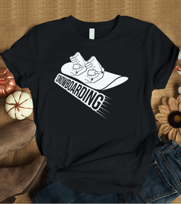 T-Shirt: Boots and Snowboard Snowboarding Adventure T-Shirt Boots and Snowboard Snowboarding Adventure T-Shirt