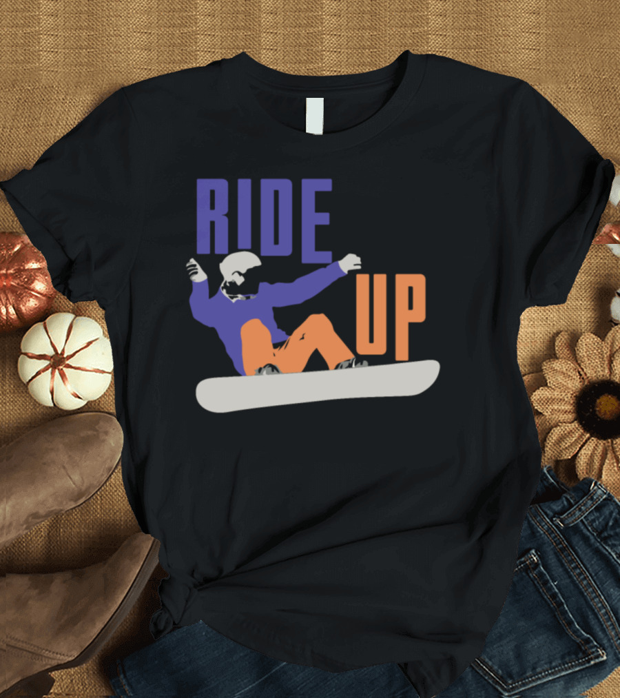 RIDE UP Snowboarding Adventure T-Shirt