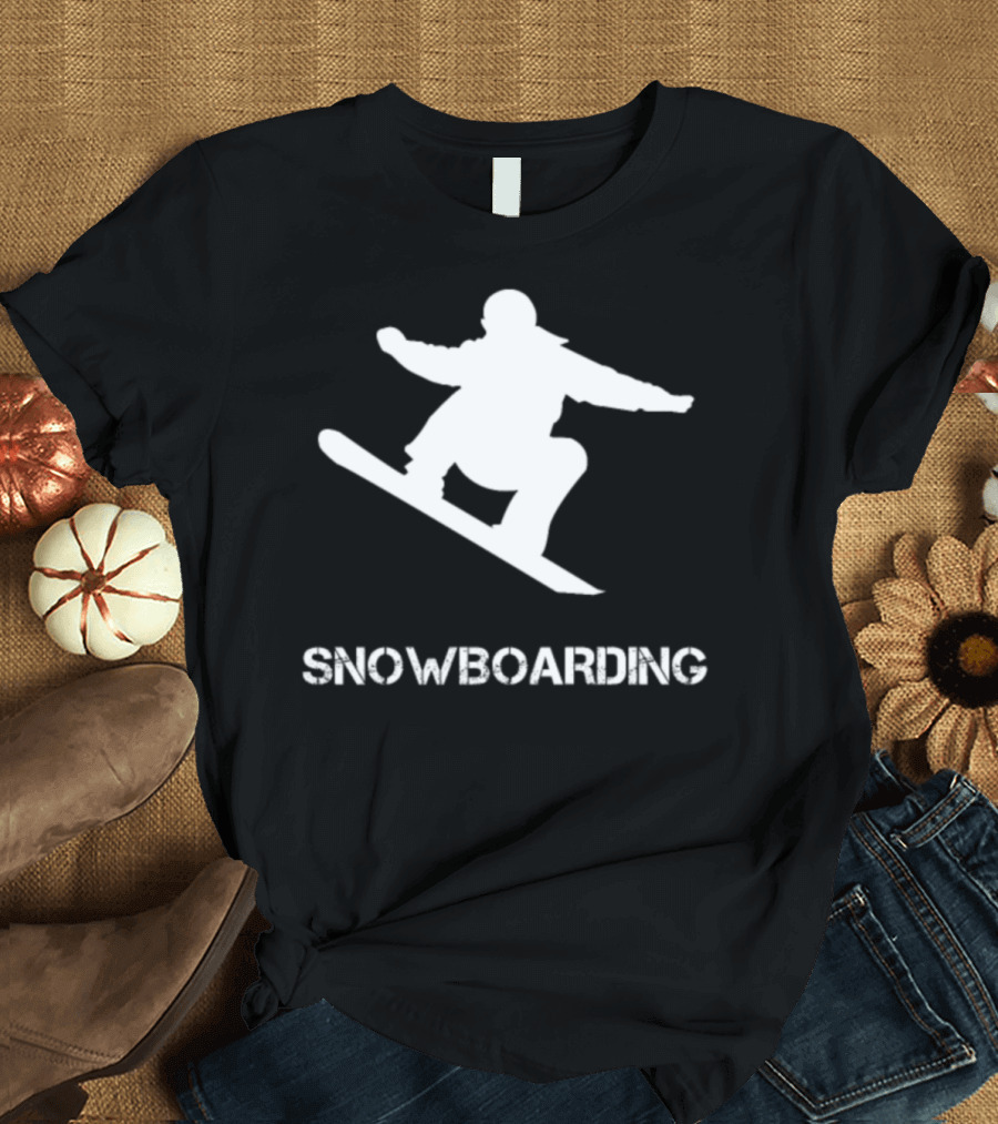 Snowboarding Snowboard Snowboarder Winter Jump T-Shirt