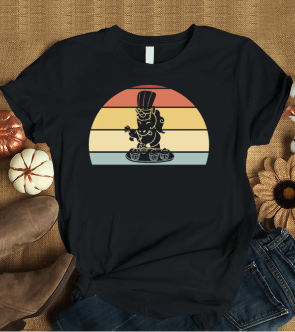 T-Shirt: Unicorn Baker Cake Baking Retrocmqa4 Vintage Cupcake Chef T-Shirt Unicorn Baker Cake Baking Retrocmqa4 Vintage Cupcake Chef T-Shirt