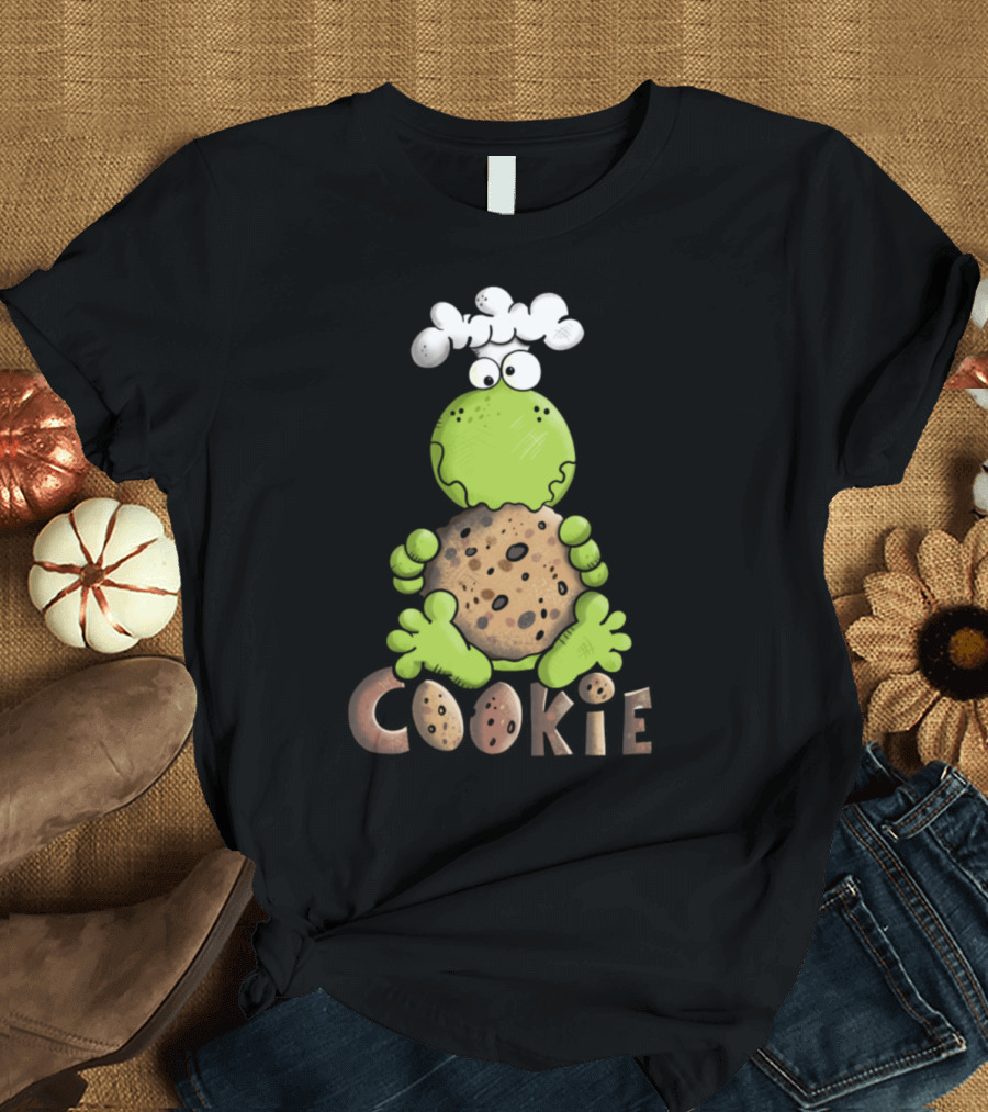 Cookie Frog Comic Baker Fun Cookie T-Shirt