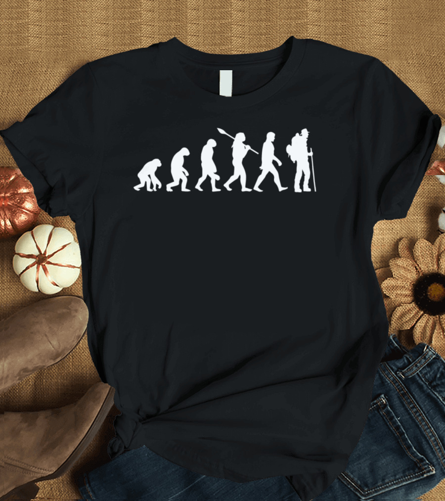 Evolution Hiking Adventure to Mountain Summit T-Shirt