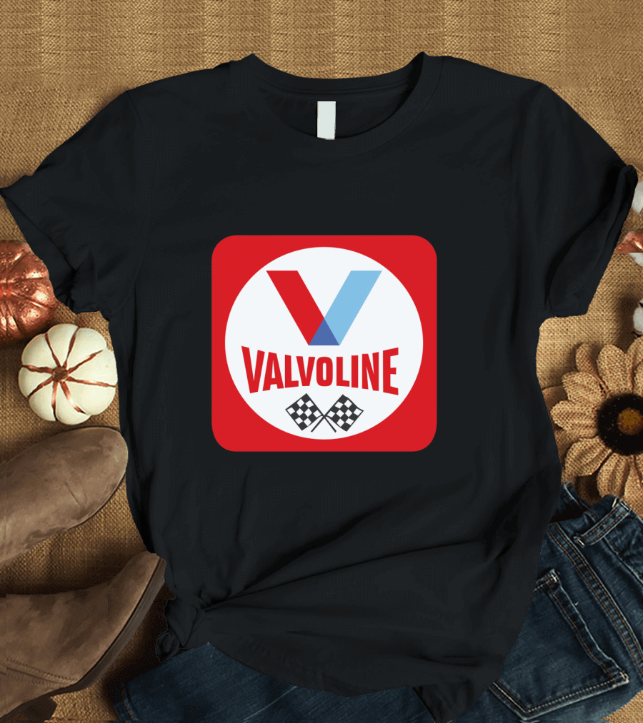 Valvoline Racing Checkered Flag T-Shirt