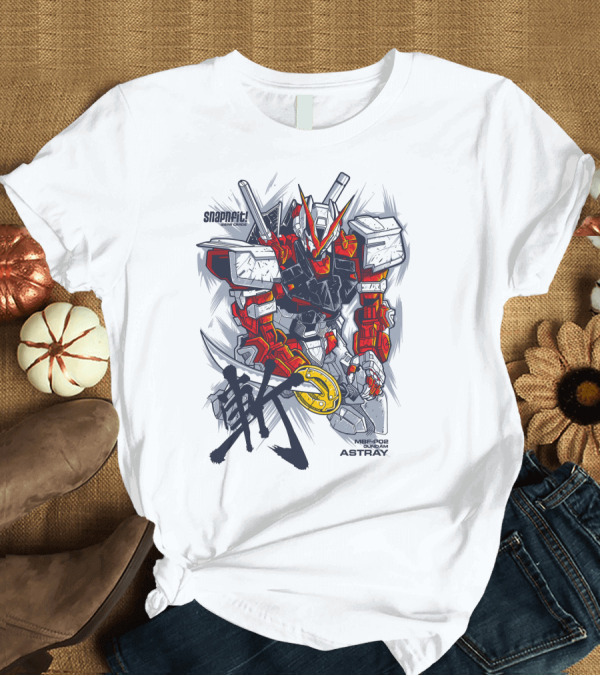 T-Shirt: MBF-P02 Gundam Astray Red Frame Snapfit Model Kit T-Shirt MBF-P02 Gundam Astray Red Frame Snapfit Model Kit T-Shirt
