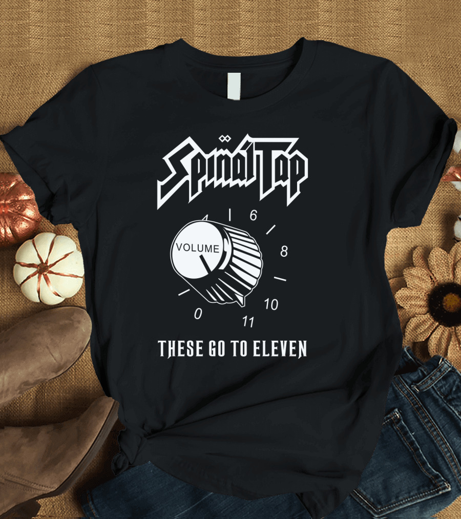 Spinal Tap These Go to Eleven Volume Knob T-Shirt